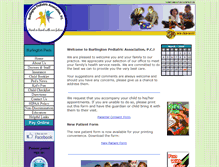 Tablet Screenshot of burlingtonpediatrics.com